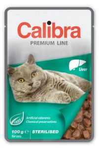 Calibra Cat kapsa Premium Sterilised Liver 100g NOVIKO AH - Calibra Vlhké krmivo