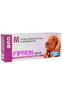 Fipron 134mg Spot-On Dog M sol 3x1,34ml BIOVETA IVANOVICE NA HANE