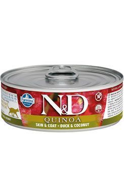 N&D CAT QUINOA Adult Duck & Coconut 80g Farmina Pet Foods - N&D konzervy