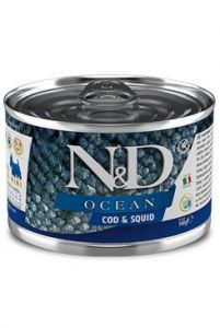 N&D DOG OCEAN Adult Codfish & Squid Mini 140g