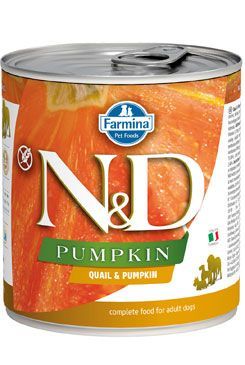 N&D DOG PUMPKIN Adult Quail & Pumpkin 285g Farmina Pet Foods - N&D konzervy