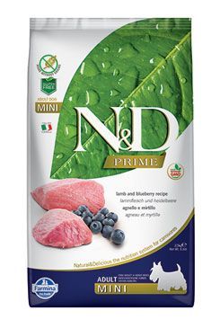 N&D PRIME DOG Adult Mini Lamb & Blueberry 2,5kg Farmina Pet Foods - N&D