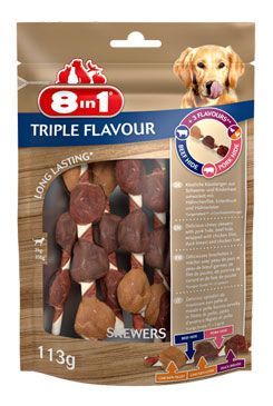 Pochoutka 8in1 Triple Flavour skewers (6ks) 8 in 1 Pet Products GmbH