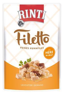 Rinti Dog Filetto kapsa kuře+kuřecí srdce v želé 100g Finnern GmbH & Co. KG