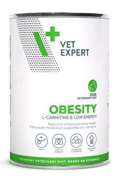 VetExpert VD 4T Obesity Dog konzerva 400g Vet Planet Sp z o.o. - Vet Expert