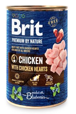 Brit Premium Dog by Nature konz Chicken & Hearts 400g VAFO Carnilove Praha s.r.o.