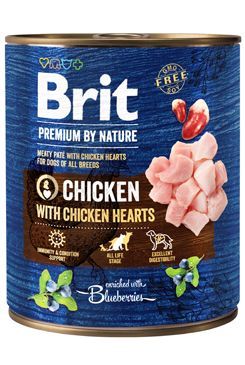 Brit Premium Dog by Nature konz Chicken & Hearts 800g VAFO Carnilove Praha s.r.o.