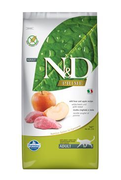 N&D PRIME CAT Adult Boar & Apple 5kg Farmina Pet Foods - N&D