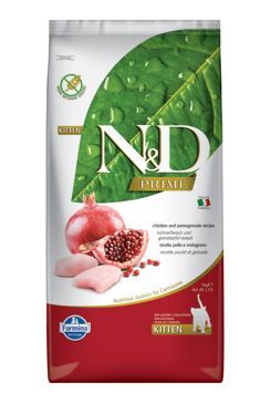N&D PRIME CAT KITTEN Chicken & Pomegranate 10kg Farmina Pet Foods - N&D