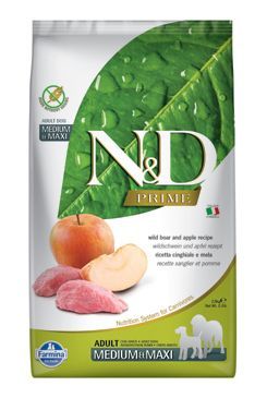 N&D PRIME DOG Adult M/L Boar & Apple 2,5kg Farmina Pet Foods - N&D