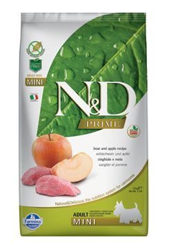 N&D PRIME DOG Adult Mini Boar & Apple 2,5kg Farmina Pet Foods - N&D
