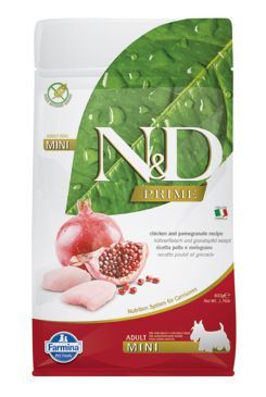 N&D PRIME DOG Adult Mini Chicken&Pomegranate 800g Farmina Pet Foods - N&D