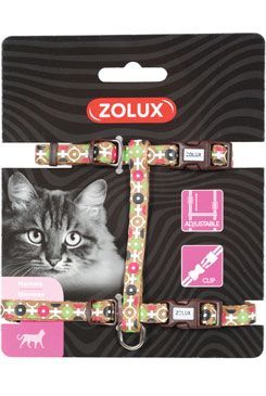 Postroj kočka ARROW nylon čokoládový Zolux Zolux S.A.S.