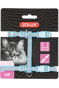 Postroj kočka SHINY nylon modrý Zolux Zolux S.A.S.