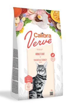 Calibra Cat Verve GF Adult Chicken&Turkey 750g Calibra Verve