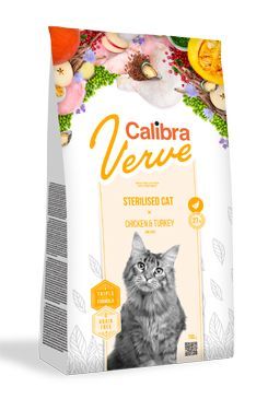 Calibra Cat Verve GF Sterilised Chicken&Turkey 3,5kg Calibra Verve