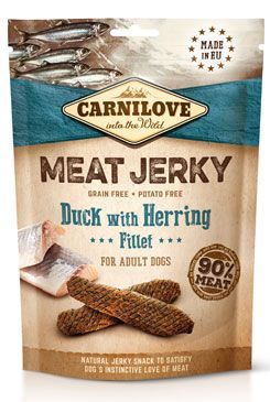 Carnilove Dog Jerky Duck&Herring Fillet 100g VAFO Carnilove Praha s.r.o.