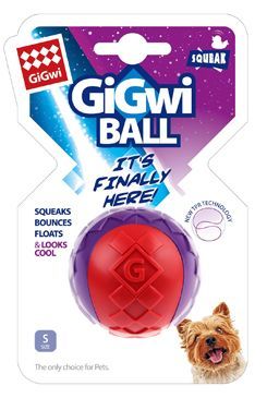Hračka pes GiGwi Ball míček S červeno/purpurový Tommi CZ s.r.o.