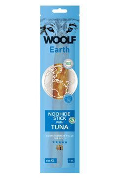 Woolf pochoutka Earth NOOHIDE XL Stick with Tuna 85g WOOLF Snack