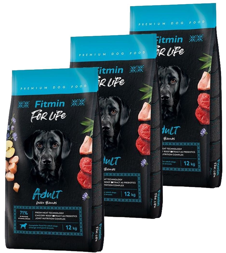 Fitmin dog For Life Adult large breed 3 x 12 kg
