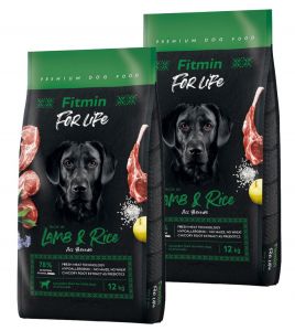 Fitmin dog For Life Lamb & Rice 2x12 kg
