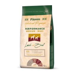 Fitmin dog medium maxi performance lamb beef  2 x 12 kg