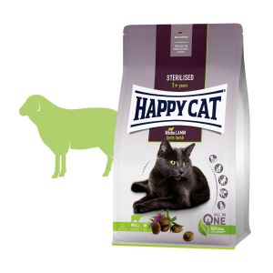 Happy Cat Sterilised Weide-Lamm Jehnečí 10 kg