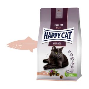 Happy Cat Sterilised Atlantik-Lachs / Losos 1,3 kg