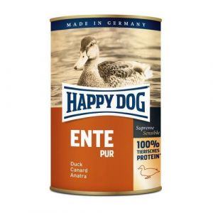 Happy Dog Ente Pur - kachní 6x400g 5+1 ZDARMA